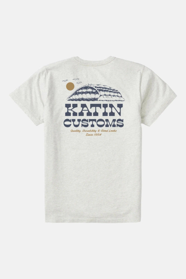 Katin Drainer Tee: Heather Gray