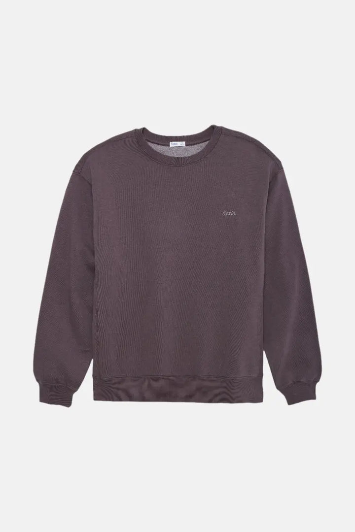 Katin Embroidered Crewneck: Dark Auralite