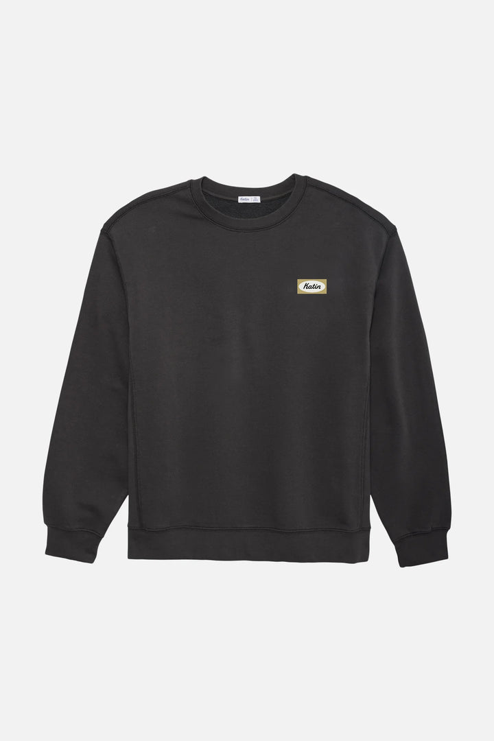 Katin Williams Embroidered Crewneck: Black