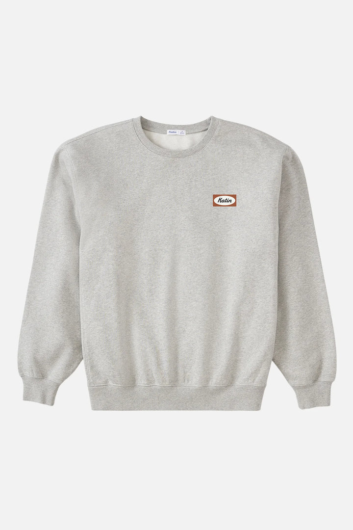 Katin Williams Embroidered Crewneck: Heather Gray
