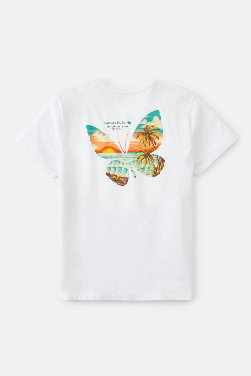 Katin Flutter Tee: White