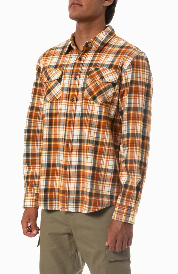 Katin Fred Flannel: Vintage White