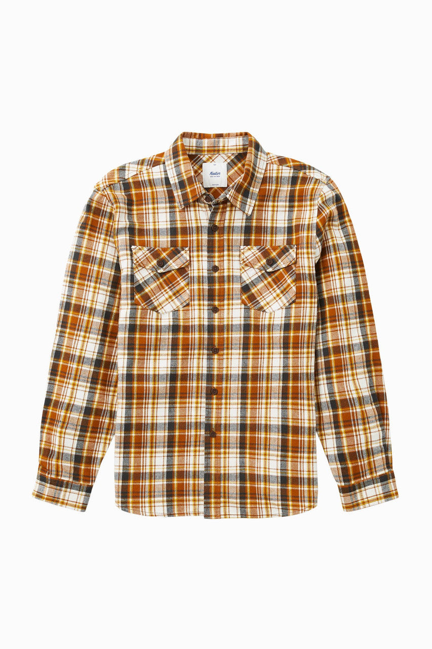 Katin Fred Flannel: Vintage White