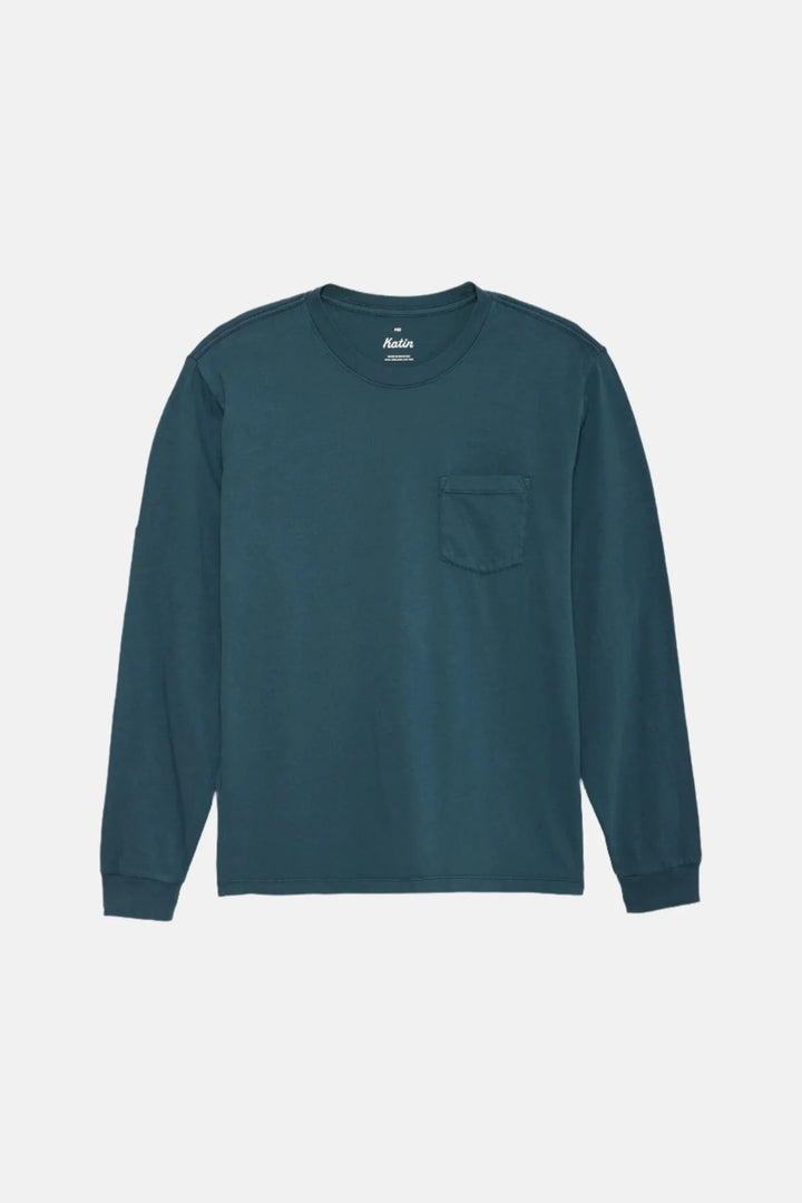 Katin Base Long Sleeve Tee: Hydro