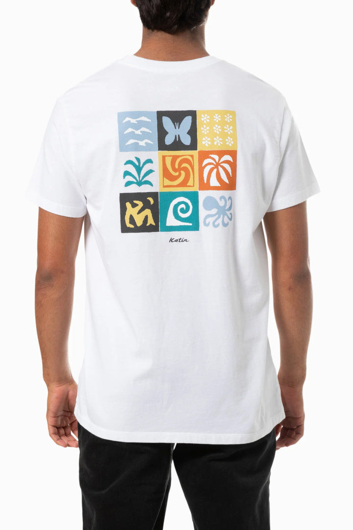 Katin Motif Tee: White