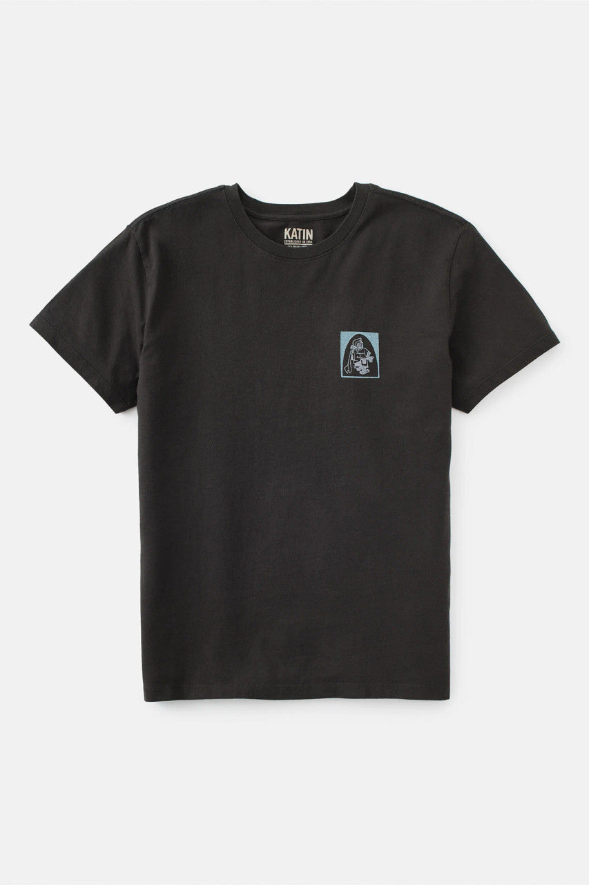 Katin Panel Tee: Blackwash