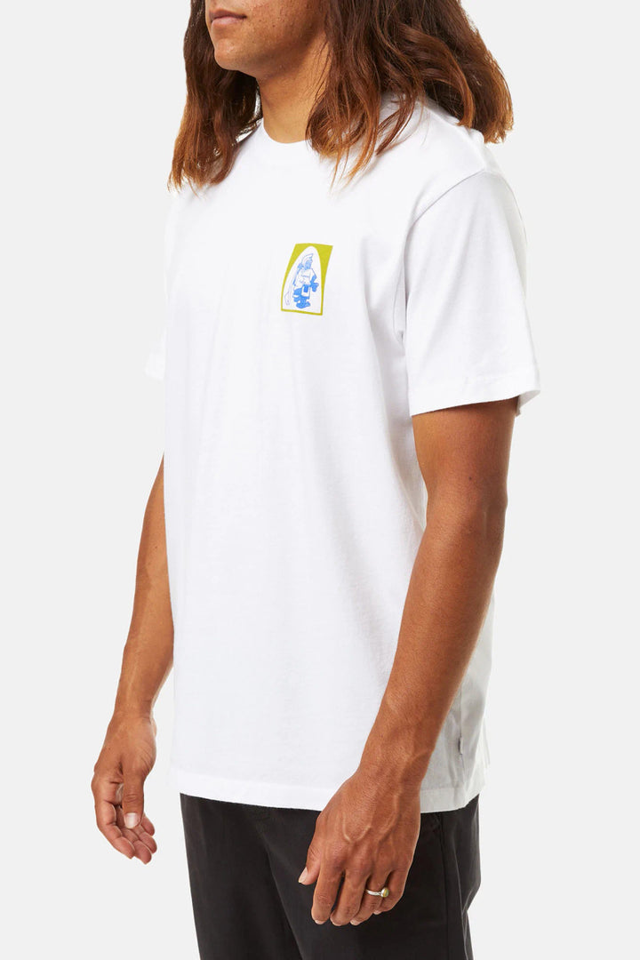 Katin Panel Tee: White