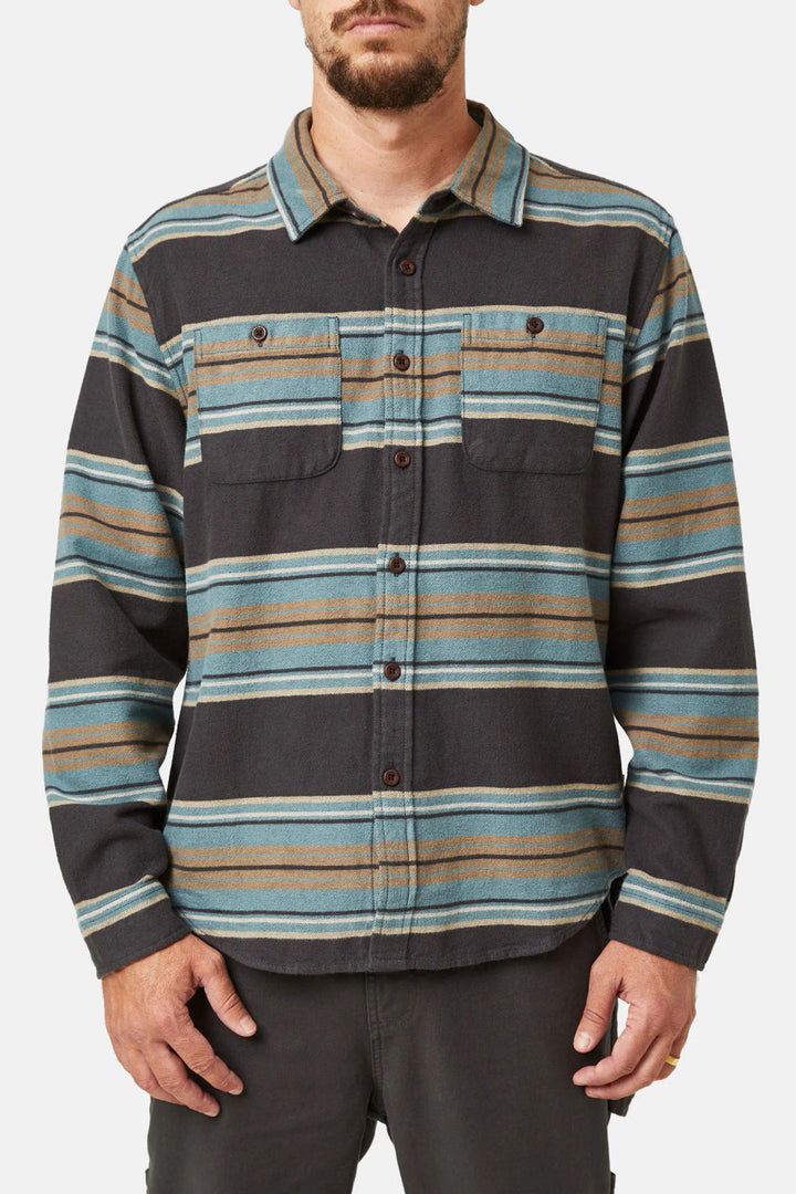 Katin Sierra Flannel: Black Wash