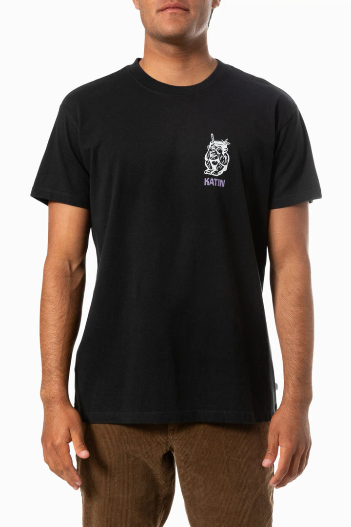 Katin Tiki Mug Tee: Black Wash