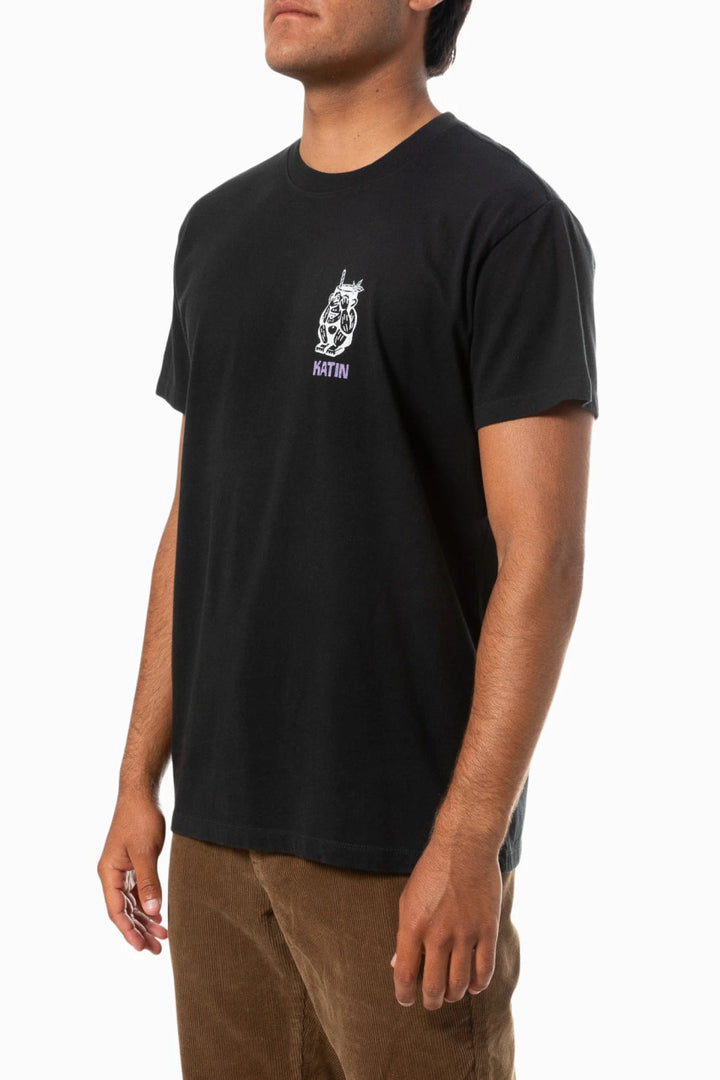 Katin Tiki Mug Tee: Black Wash