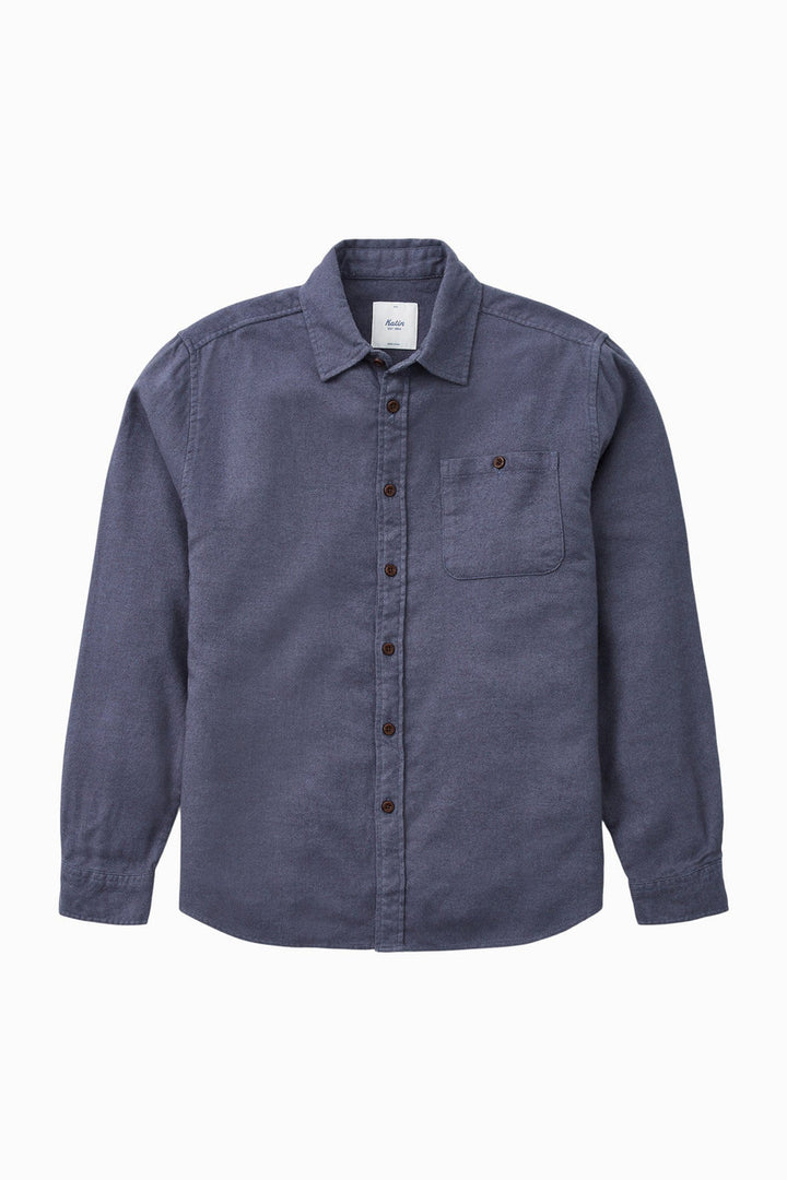 Katin Twiller Flannel: Washed Blue