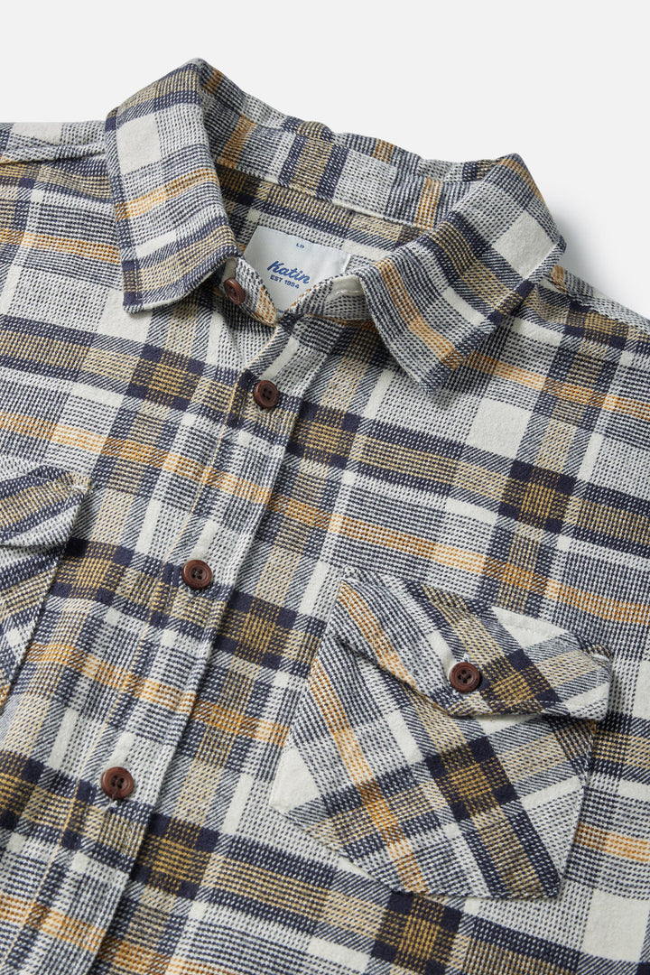 Katin Vincent Flannel: Vintage White