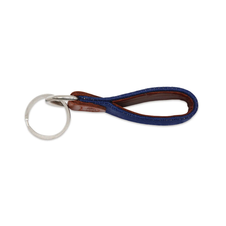 Smathers and Branson Black Lab Walking Key Fob: Stream Blue