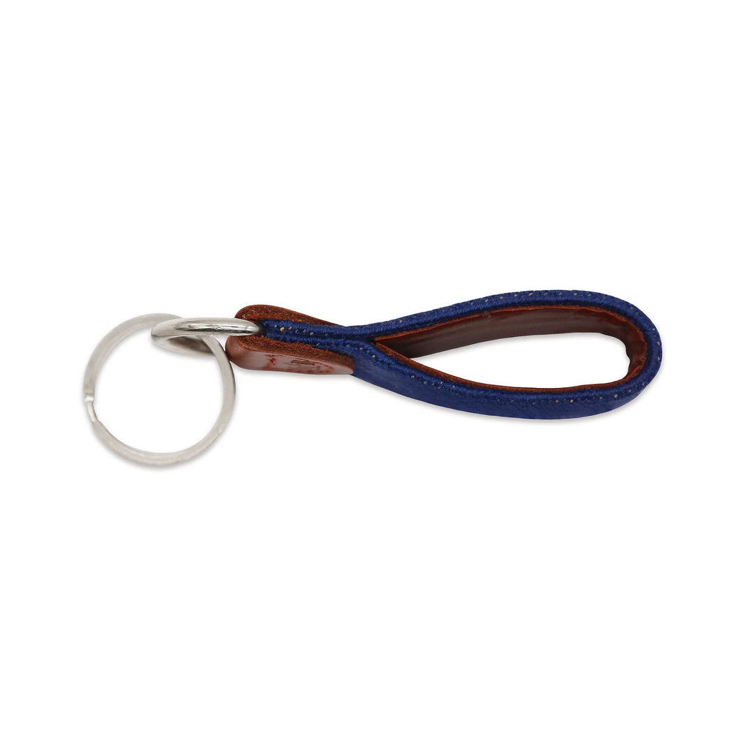 Smathers and Branson Lemon Pattern Key Fob: Ice Blue