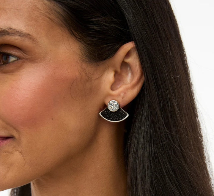 Brackish Khari Stud Earring: Silver