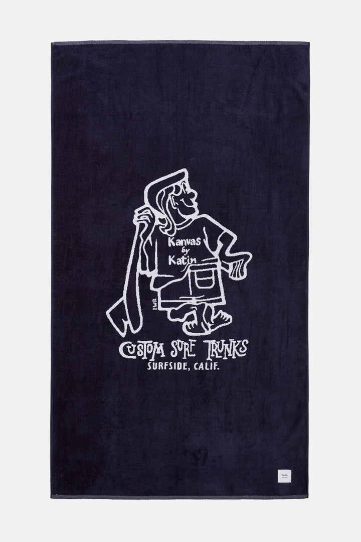 Katin K-Man Towel: Navy