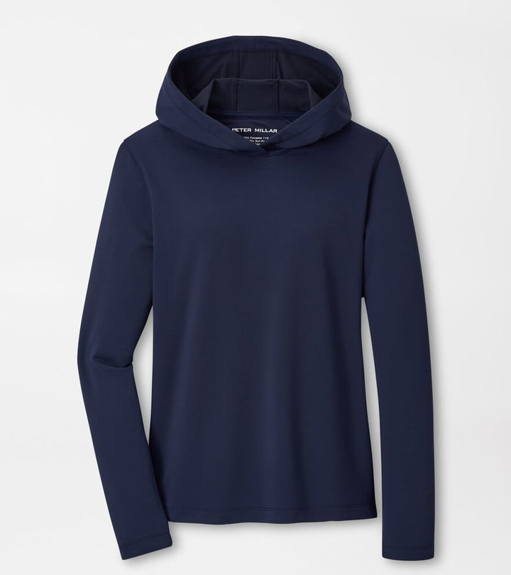 Peter Millar Women's Pine Performance Hoodie: Navy