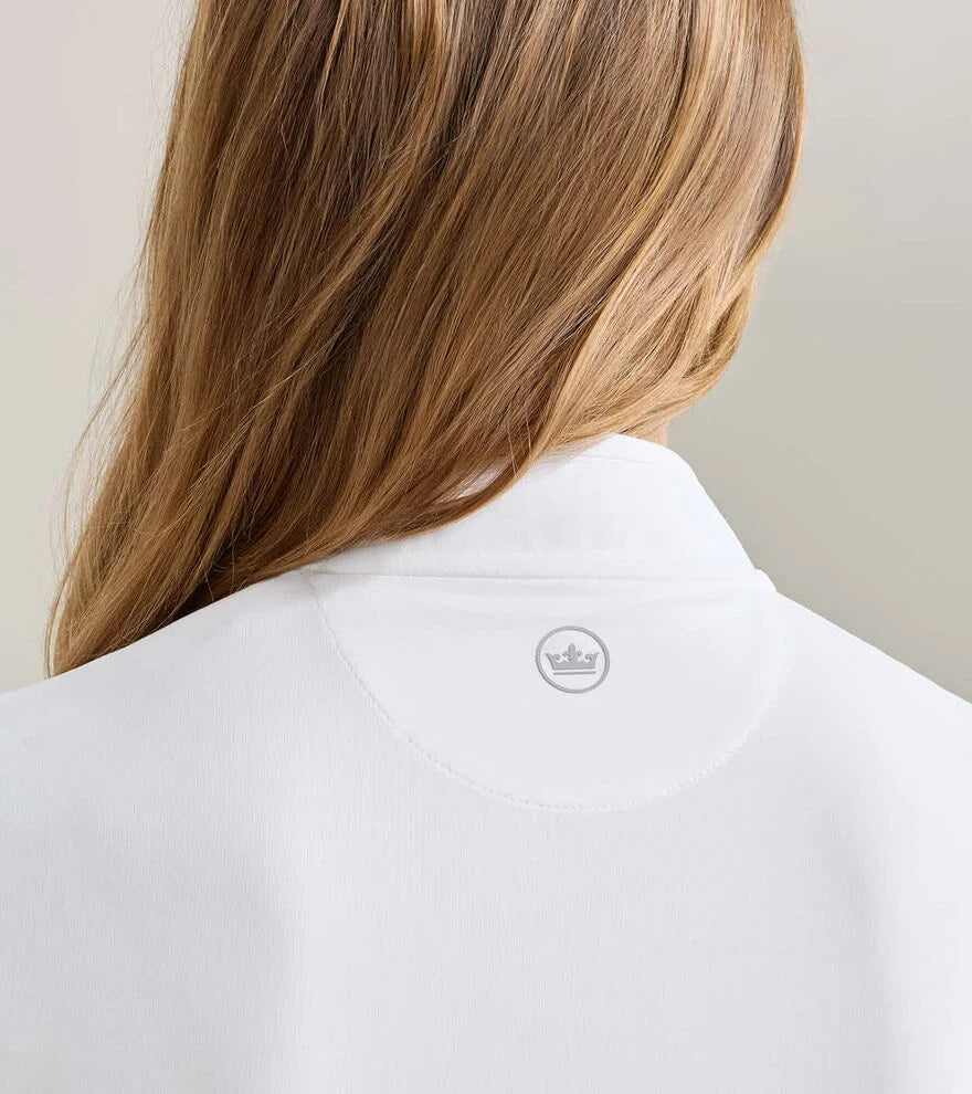 Peter Millar Shadebreak Lightweight Sun Shirt: White