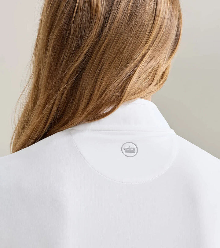 Peter Millar Shadebreak Lightweight Sun Shirt: White