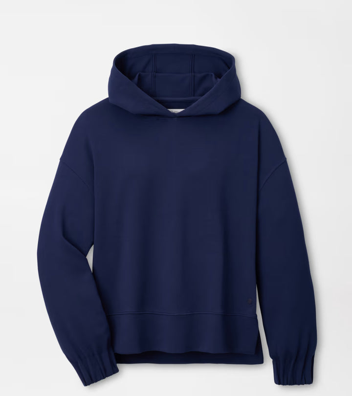 Peter Millar Flora Knit Hoodie: Navy