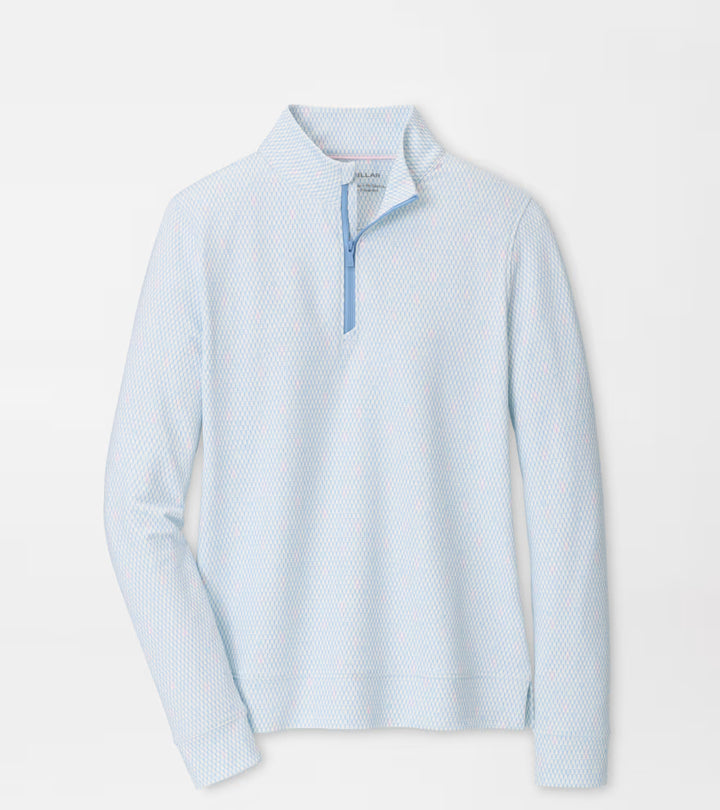 Peter Millar Perth Courtside Charm Printed Performance Quarter-Zip: Multi