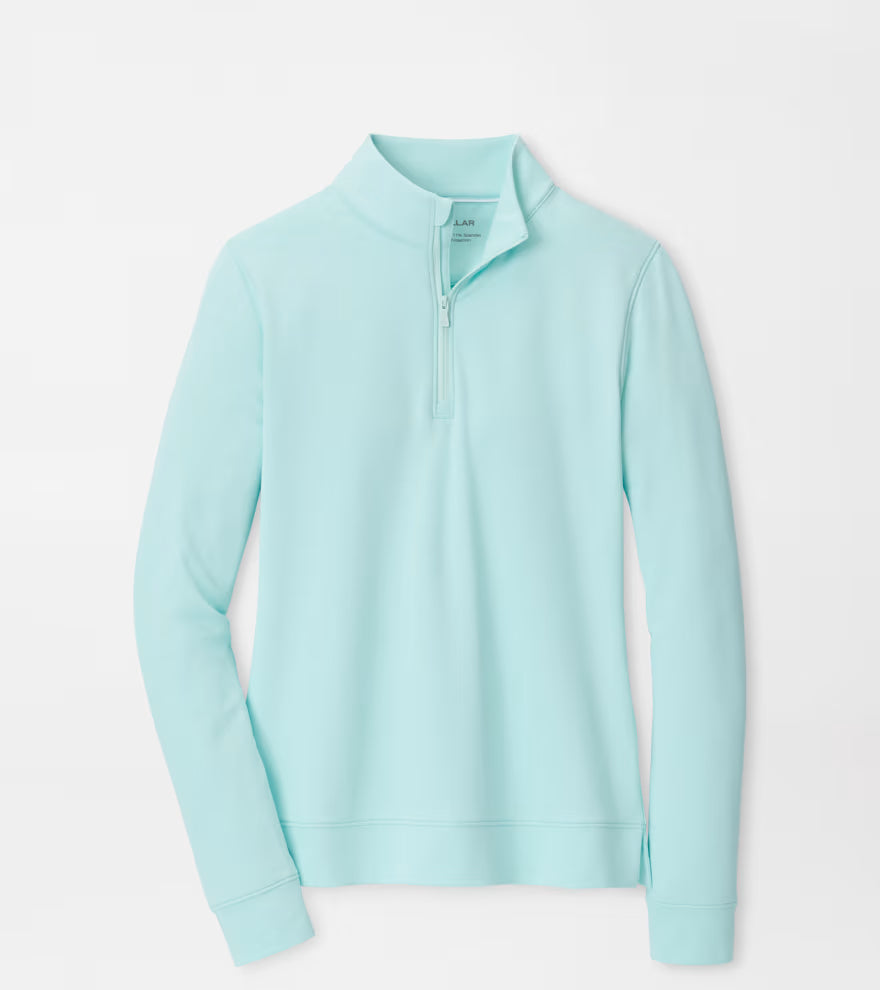 Peter Millar Perth Performance Quarter-Zip: Ocean Air