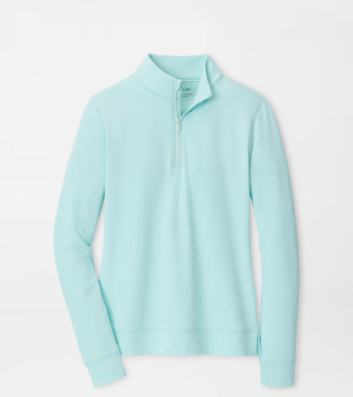 Peter Millar Perth Performance Quarter-Zip: Ocean Air