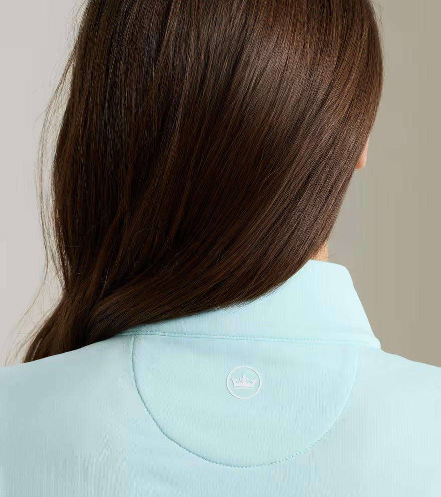 Peter Millar Perth Performance Quarter-Zip: Ocean Air