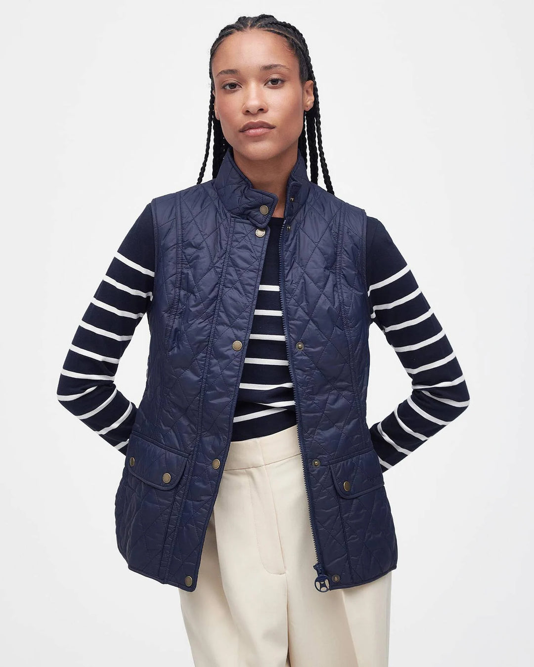 Barbour Womens Otterburn Gilet: Navy