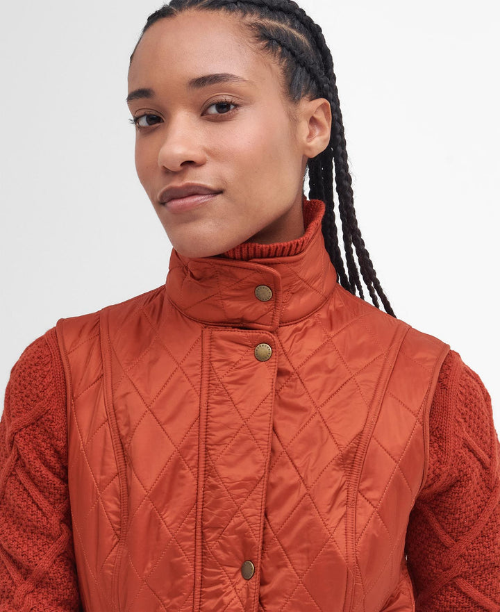 Barbour Wray Gilet: Spiced Pumpkin