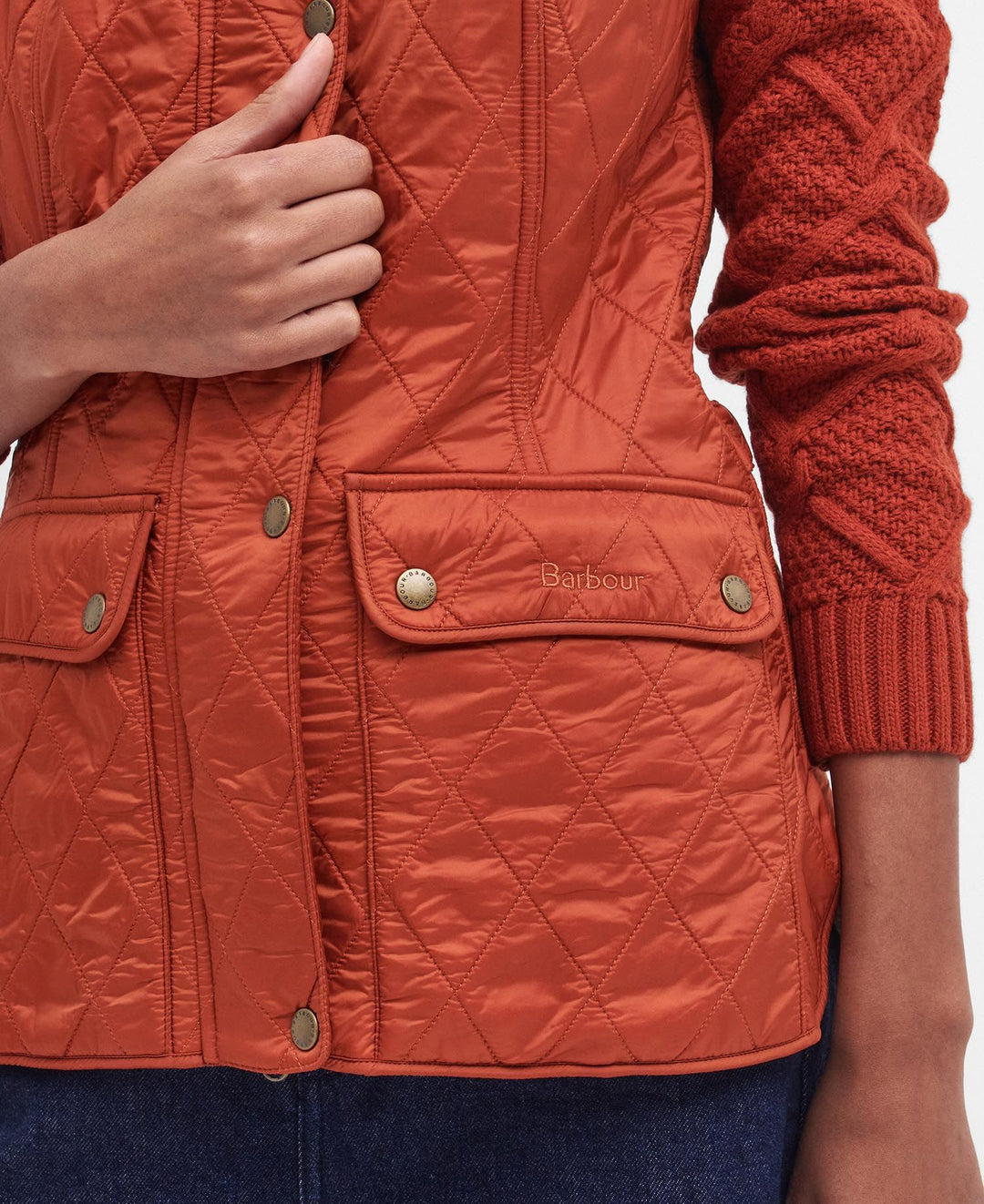 Barbour Wray Gilet: Spiced Pumpkin