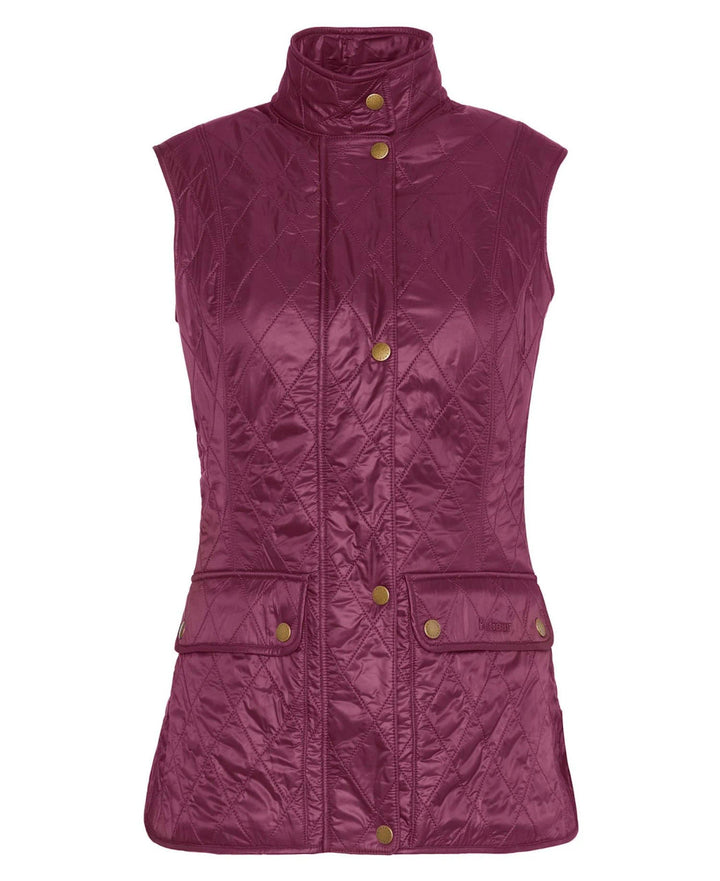 Barbour Wray Gilet: Cabernet/Brown