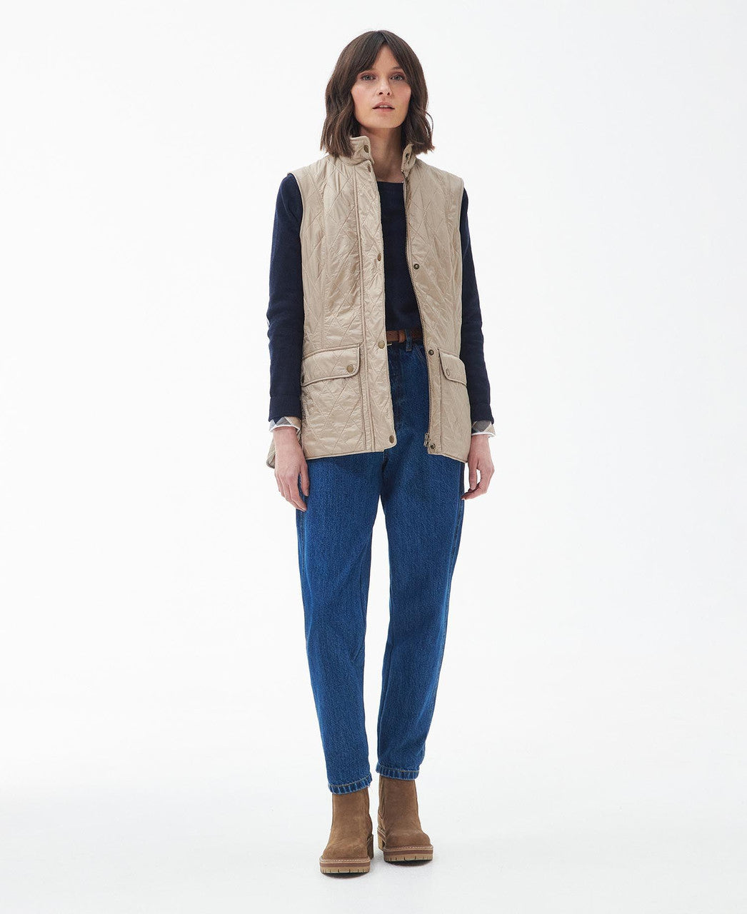 Barbour Wray Gilet: Light Fawn