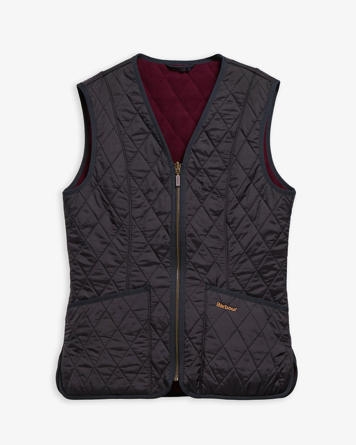 Barbour Women's Fleece Betty Liner: Navy