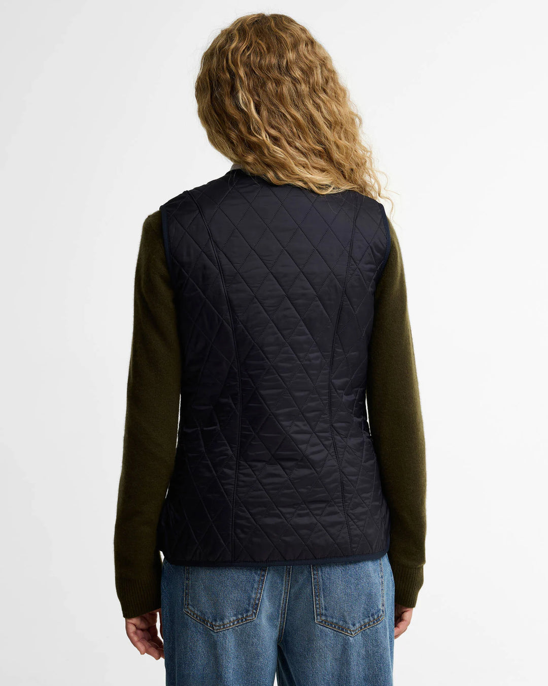 Barbour Women's Fleece Betty Liner: Navy