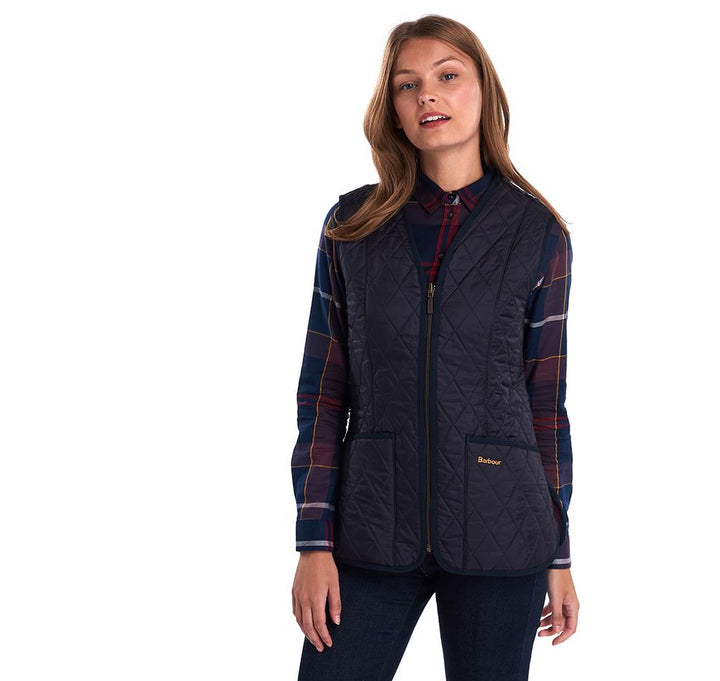 Barbour Womens Fleece Betty Liner - Navy