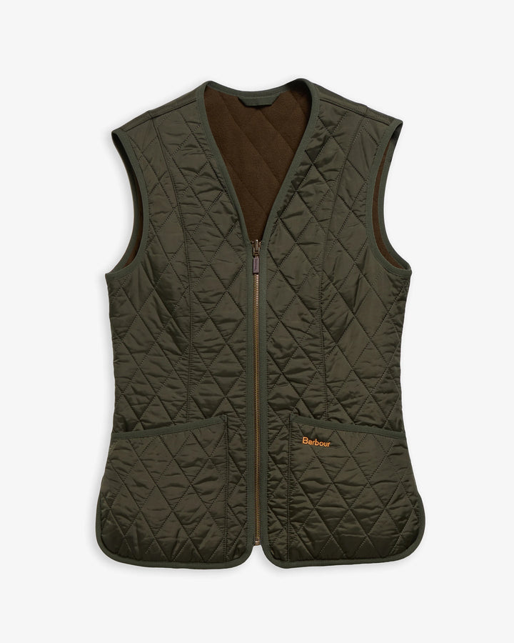Barbour Women's Fleece Betty Liner: Dark Olive