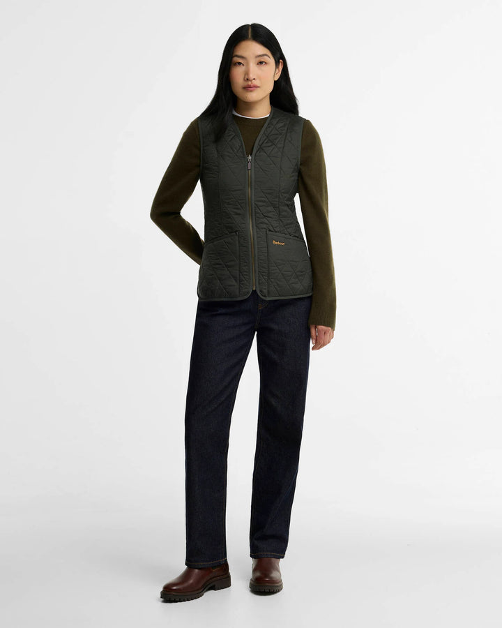Barbour Women's Fleece Betty Liner: Dark Olive
