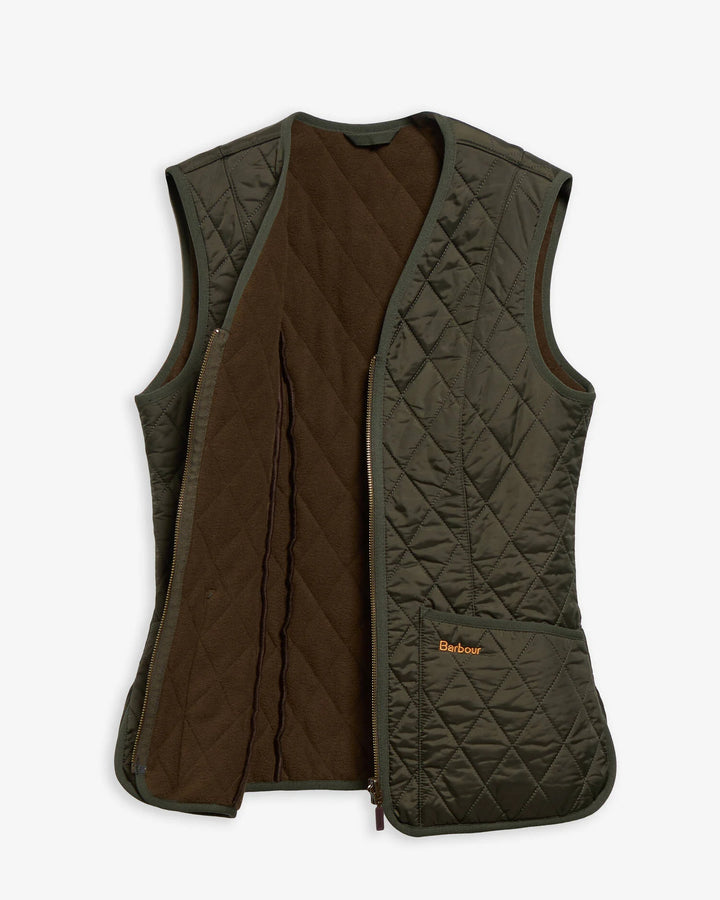 Barbour Women's Fleece Betty Liner: Dark Olive