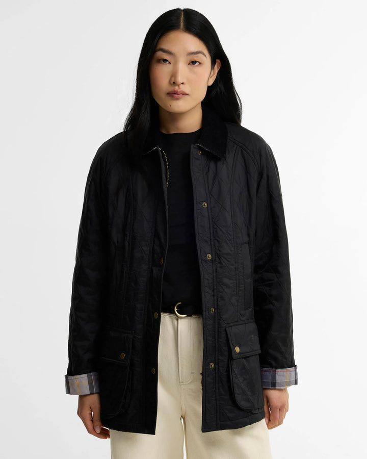 Barbour Beadnell Polarquilt Jacket: Black