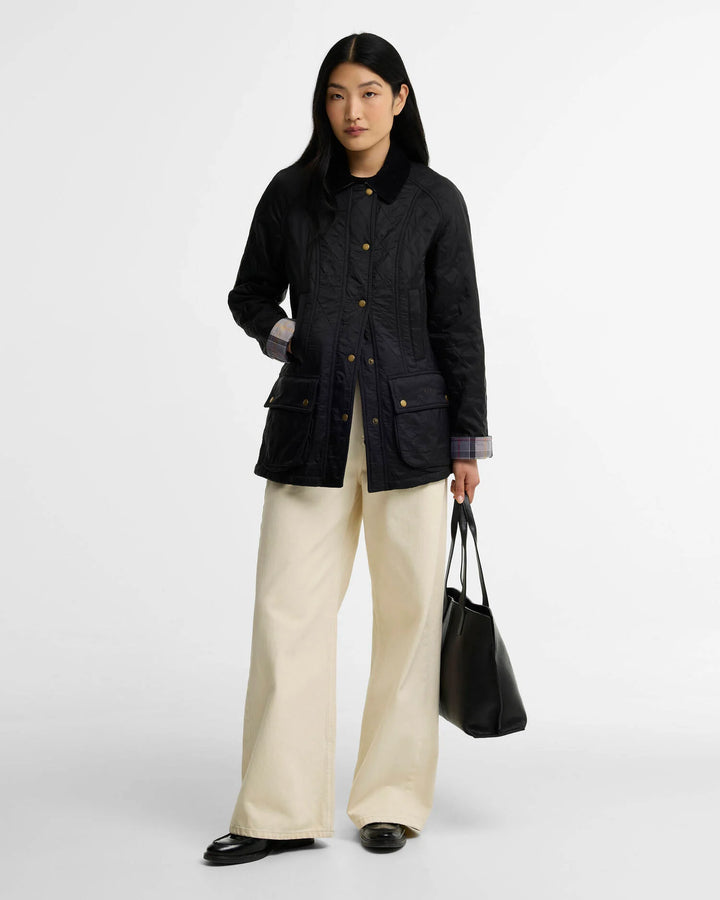 Barbour Beadnell Polarquilt Jacket: Black