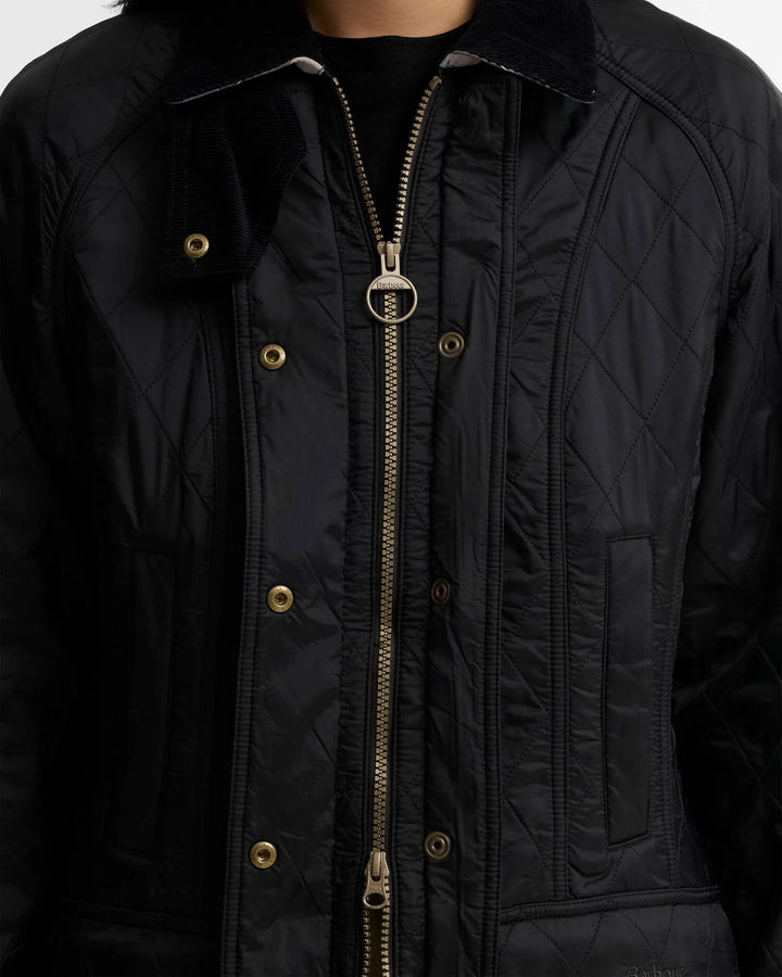 Barbour Beadnell Polarquilt Jacket: Black