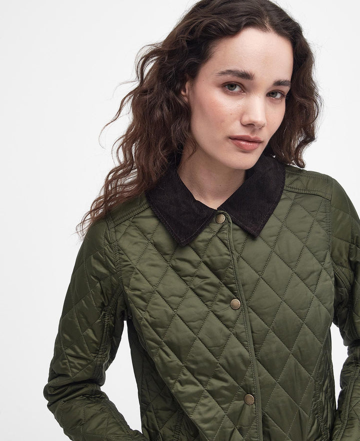 Barbour Beadnell Polarquilt Jacket: Olive