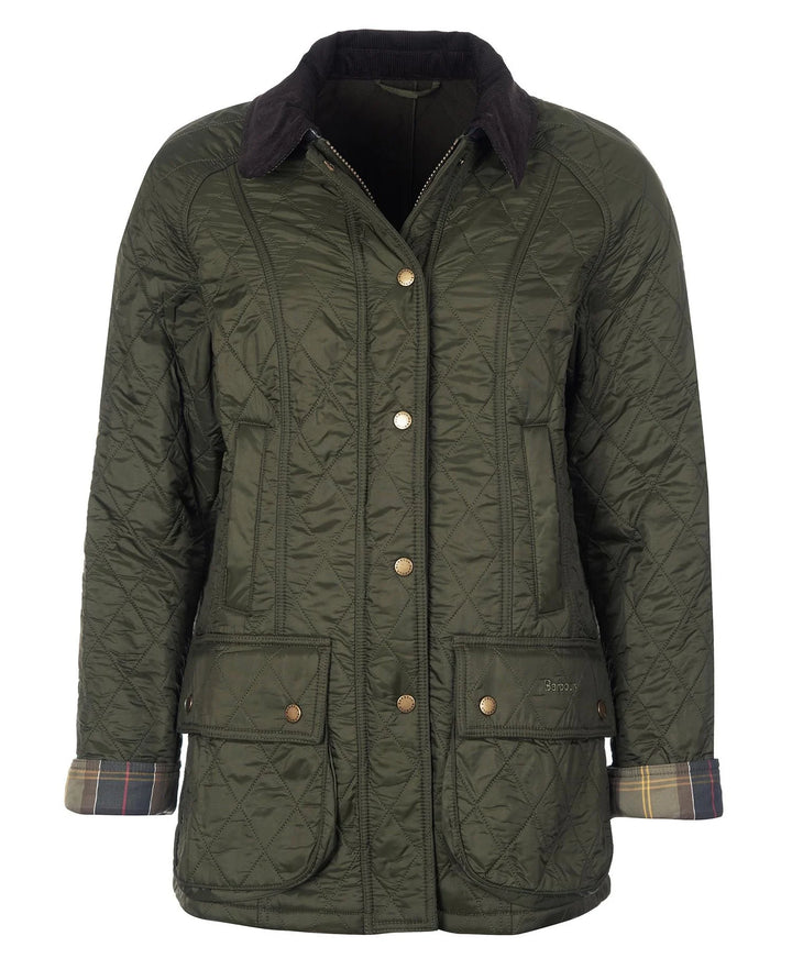 Barbour Beadnell Polarquilt Jacket: Olive