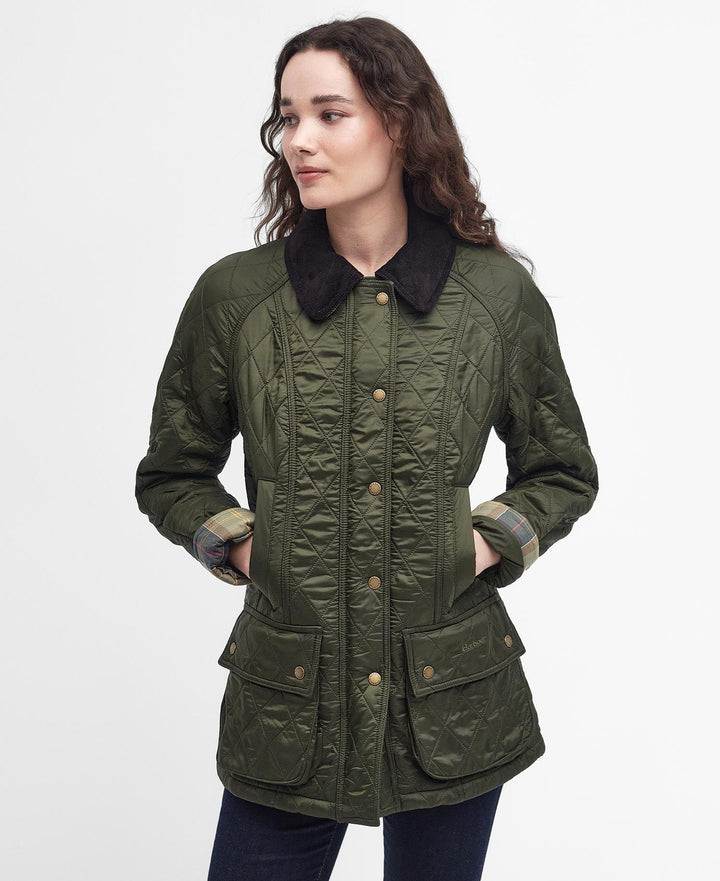 Barbour Beadnell Polarquilt Jacket: Olive