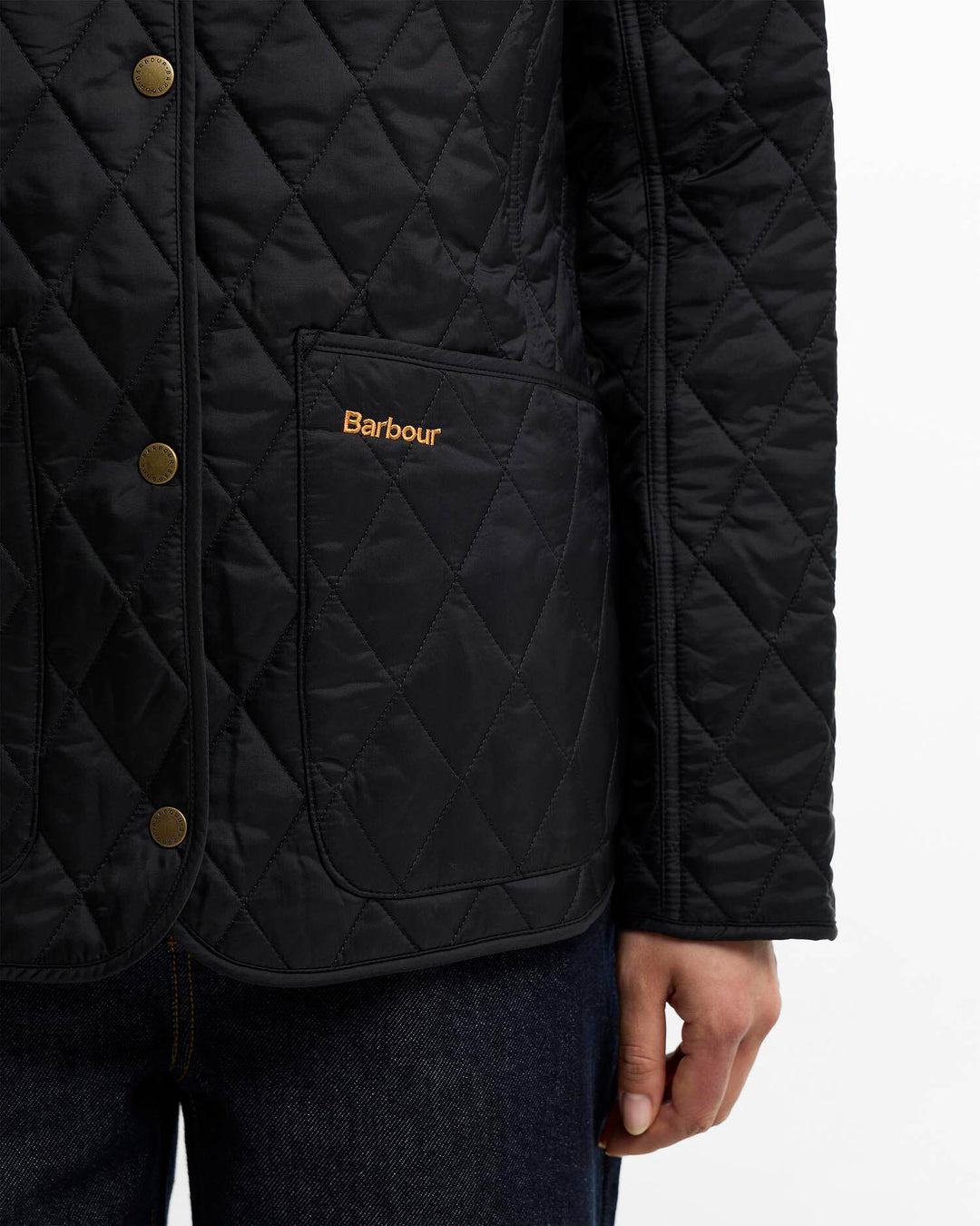 Barbour Annandale Quilted Jacket: Classic Black