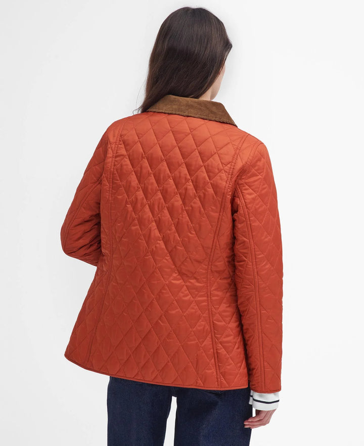 Barbour Annandale Quilted Jacket: Spiced Pumpkin