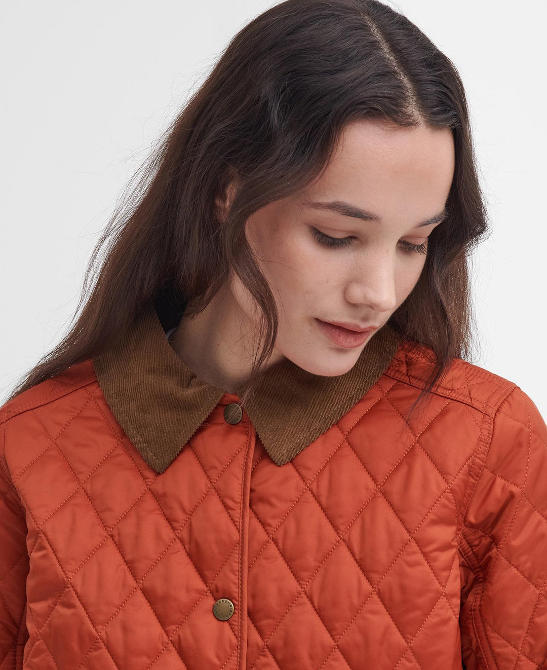 Barbour Annandale Quilted Jacket: Spiced Pumpkin