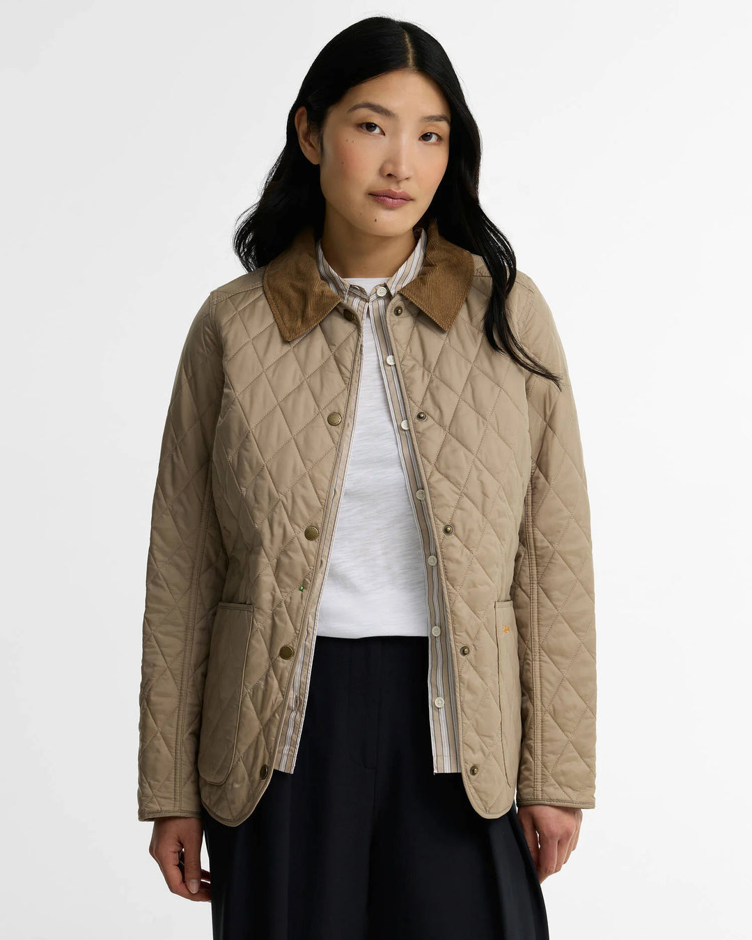 Barbour Annandale Quilted Jacket: Sand Dune