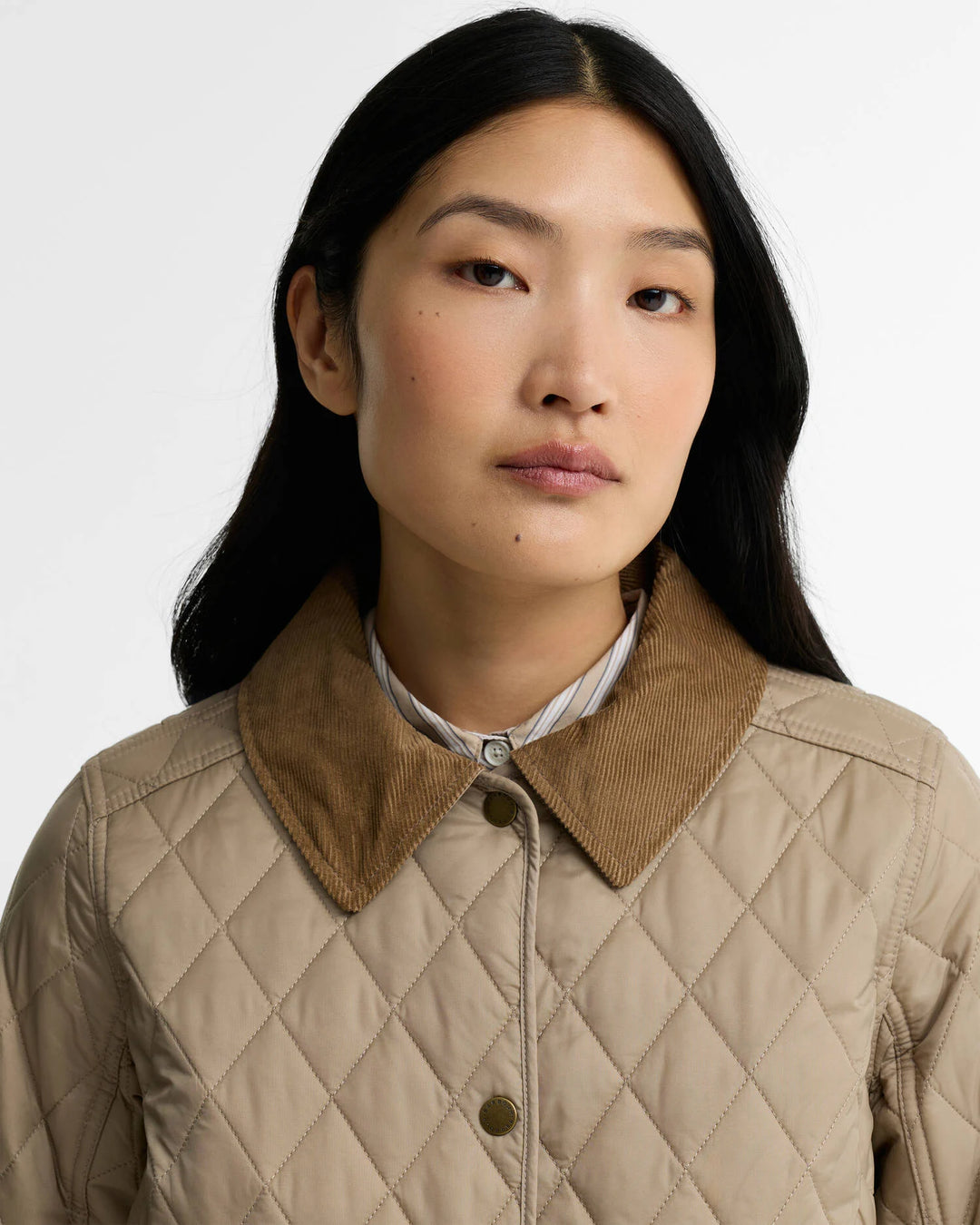 Barbour Annandale Quilted Jacket: Sand Dune